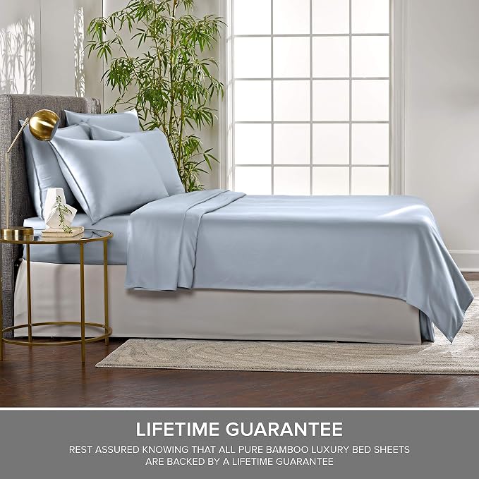 Pure Bamboo Split King Sheets, Genuine 100% Organic Viscose Derived from Bamboo - Image 4