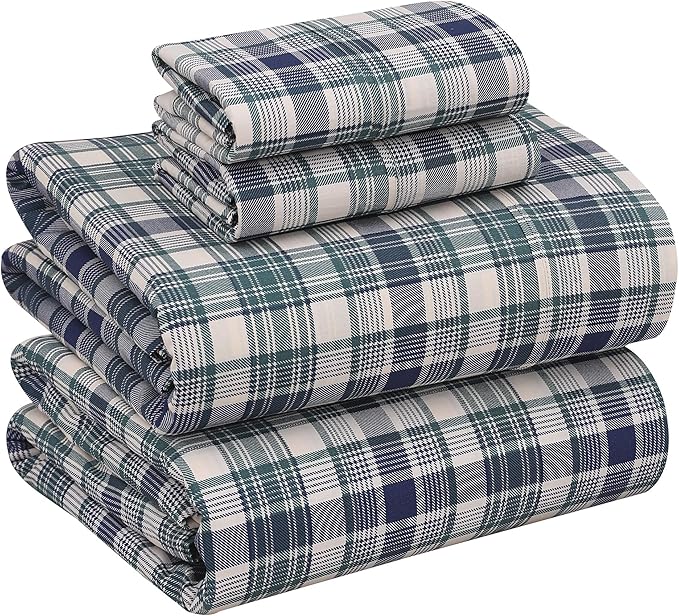 RUVANTI 100% Cotton Sheets – California King Percale Bedding, Cooling & by Ruvanti