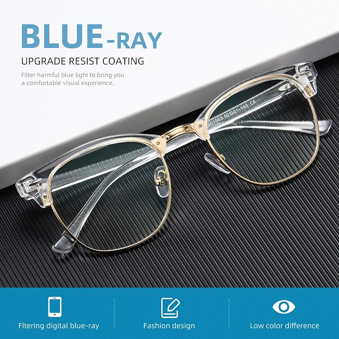 Blue Light Glasses for Woman/Men Computer Bluelight Glasses Womens/Mens - Image 2