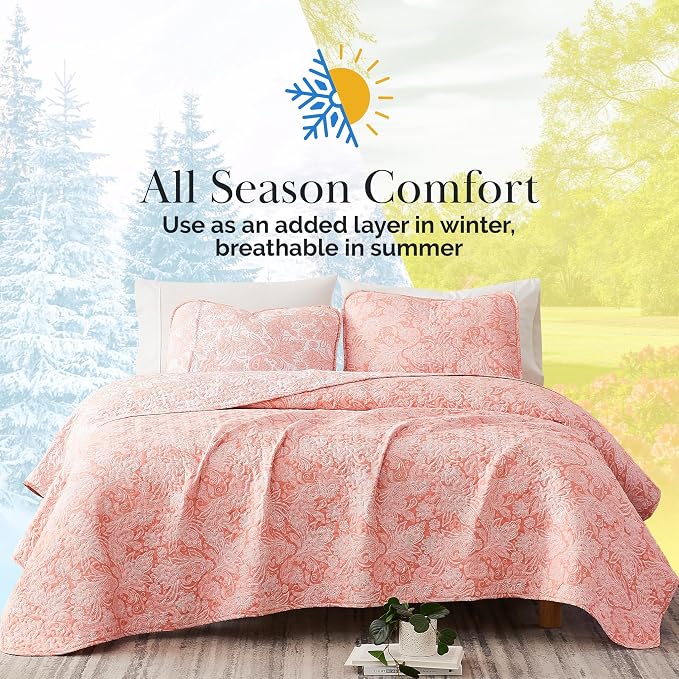 Southshore Fine Living, Inc. Twin XL Quilt Bedding Set, Boho Coverlet, - Image 9