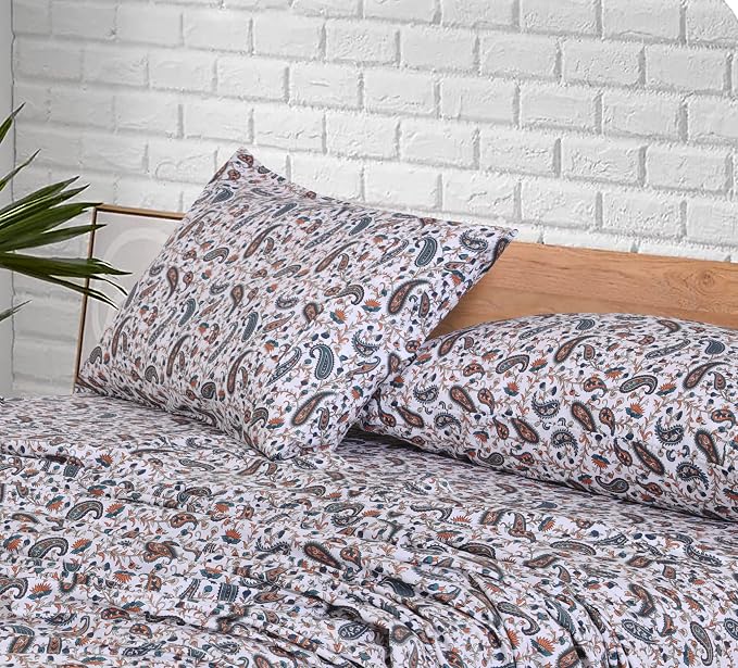 RUVANTI 100% Cotton Sheets – Full Size Percale Bedding, Cooling & Breathable - Image 7