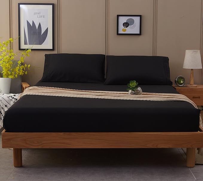 SONORO KATE Bed Sheet Set Super Soft Microfiber 1800 Thread Count Luxury - Image 8