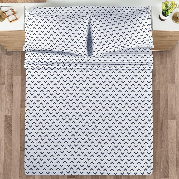 Utopia Bedding Queen Sheet Set, Soft Microfiber 4 Piece Bed Sheets - Image 2