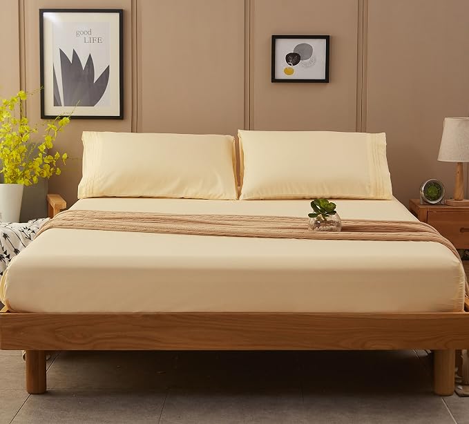 SONORO KATE Bed Sheet Set Super Soft Microfiber 1800 Thread Count Luxury - Image 8
