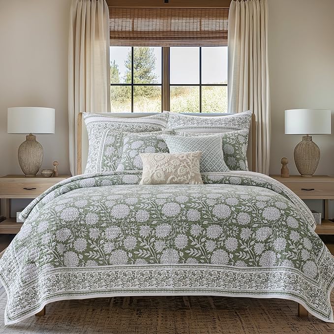 Levtex Home Adare Sage Reversible Twin/Twin XL Quilt Set by LevtexHome