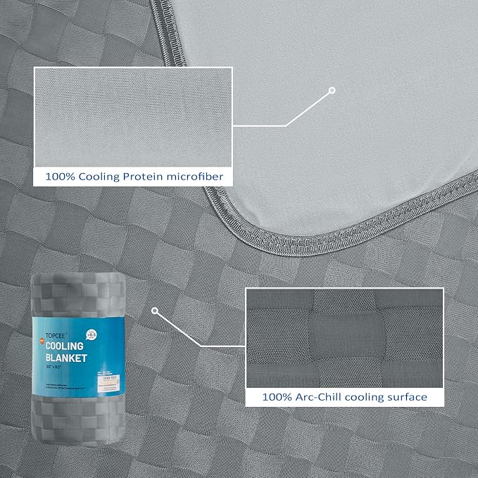 Topcee Cooling Blanket, Summer Cooling Blankets - Image 5