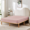 HBHLFZ King Fitted Sheet Only, Soft Breathable Bottom Sheet by HBHLFZLuxuryHomeLife