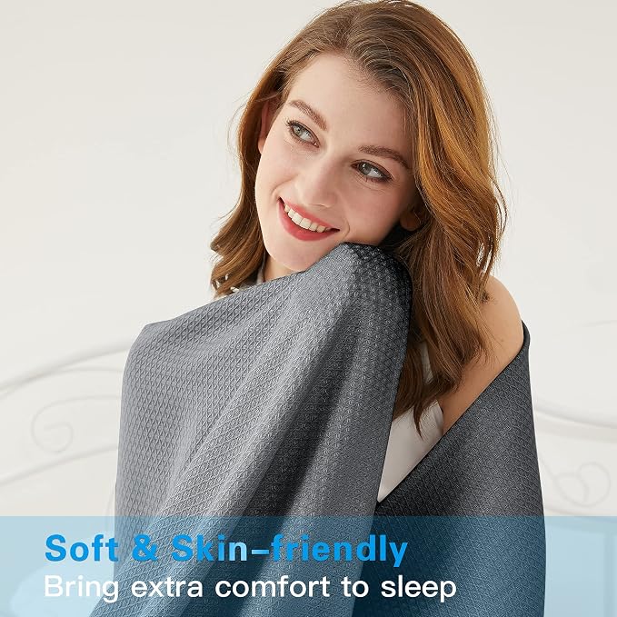 AmyHomie Cooling Blanket, 100% Rayon Derived from Bamboo, Cool Summer Blanket - Image 5