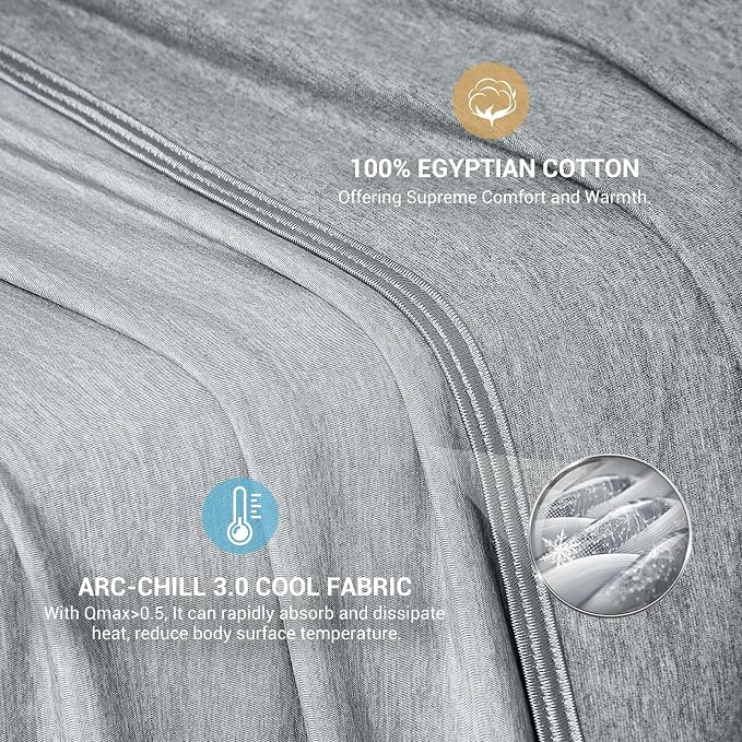 Elegear Revolutionary Cooling Blanket Twin, Absorbs Heat to Keep Body Cool - Image 4