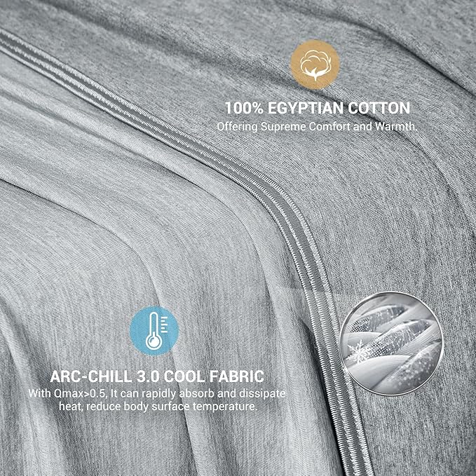 Elegear Revolutionary Cooling Blanket Throw, Absorbs Heat to Keep Body Cool - Image 4