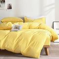 JELLYMONI 100% Natural Cotton 3pcs Striped Duvet Cover Sets, by JELLYMONI