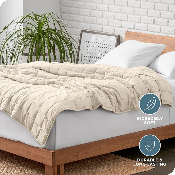 Bare Home Weighted Blanket King Size 25lb - Image 5