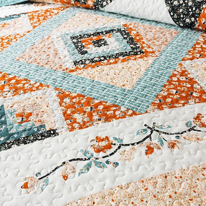 BEDIFANY Cotton Quilts Queen Size Sets - Image 6
