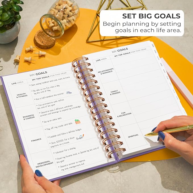 Clever Fox Dated Planner with Tabs 2026 – Weekly & Monthly Spiral Planner with - Image 5