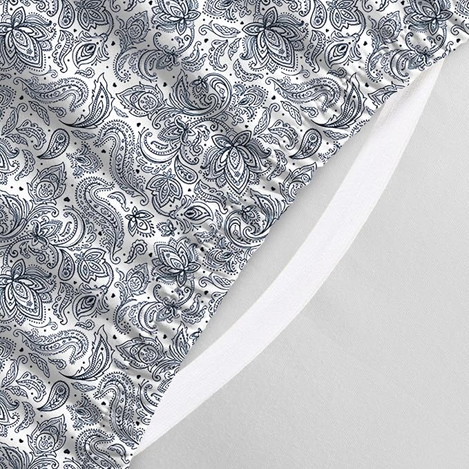 Elegant Comfort Luxury Soft Bed Sheets Paisley Pattern - Image 4