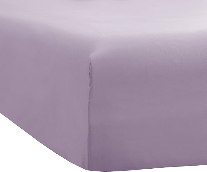 Sfoothome Twin Lavender Fitted Sheet Only, Wrinkle Free - Image 3