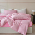 JELLYMONI 100% Natural Cotton 3pcs Striped Duvet Cover Sets, by JELLYMONI