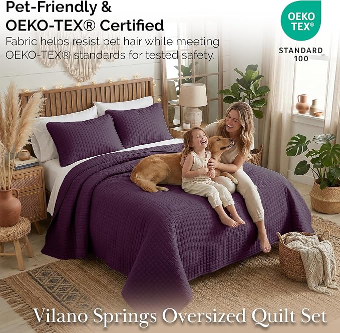 Southshore Fine Living, Inc. Quilts, Queen Size/Full Size Quilt Bedding Set - Image 5