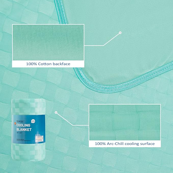 Topcee Cooling Blanket, Summer Cooling Blankets - Image 5