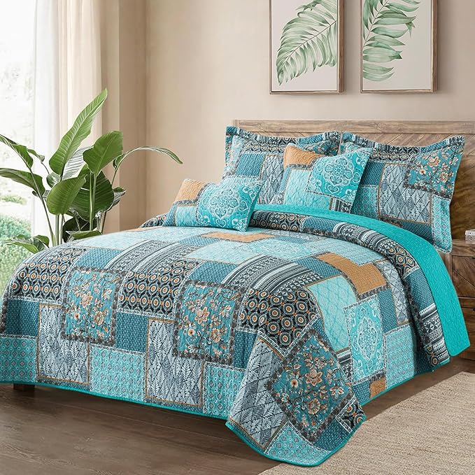 BEDIFANY Cotton California King Size Quilt - Image 2