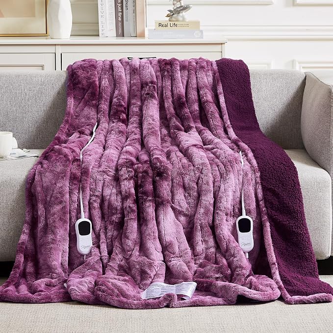Homemate Electric Heated Blanket Queen Size by Homemate