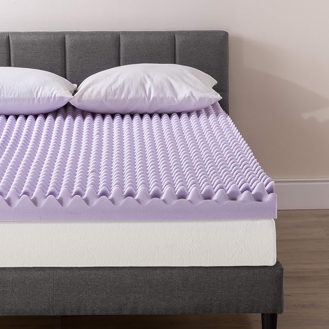 Best Price Mattress 4 Inch Egg Crate Memory Foam Mattress Topper - Image 3