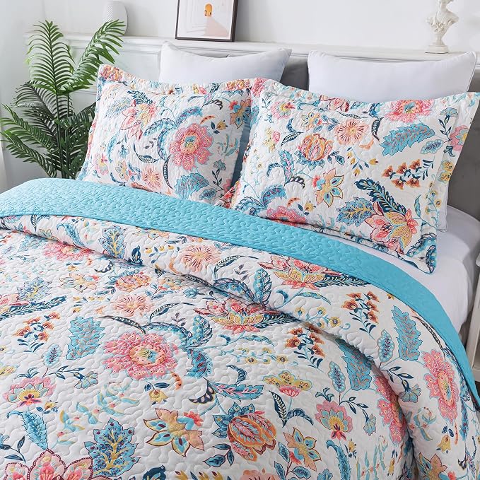 BEDIFANY Garden Cotton Filling King Size Quilt Set - Image 3