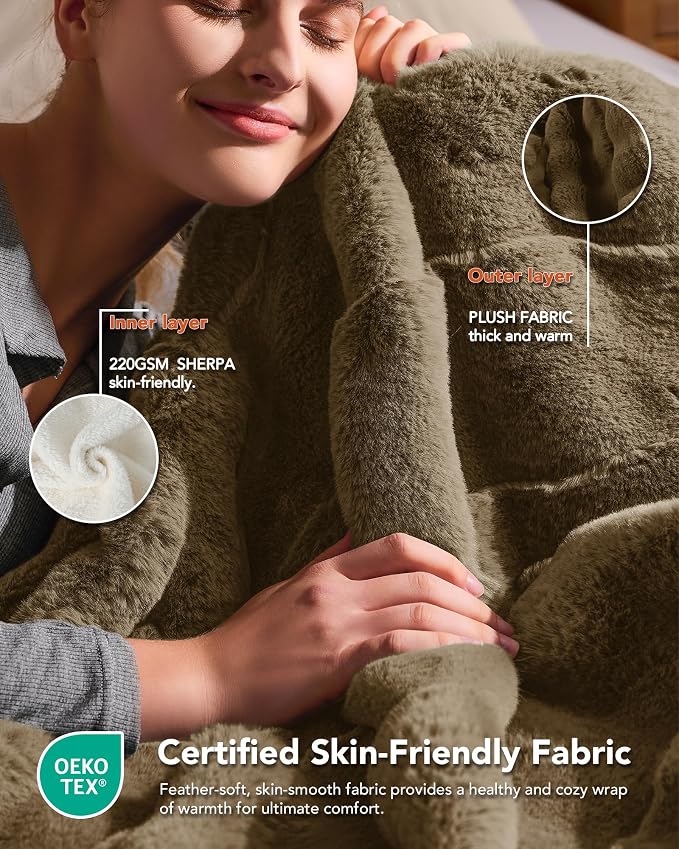 Homemate Heated Blanket Electric Throw - Image 5