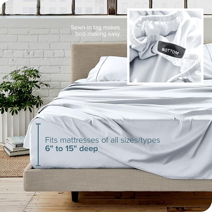 Bare Home Full XL Sheet Set - Image 5