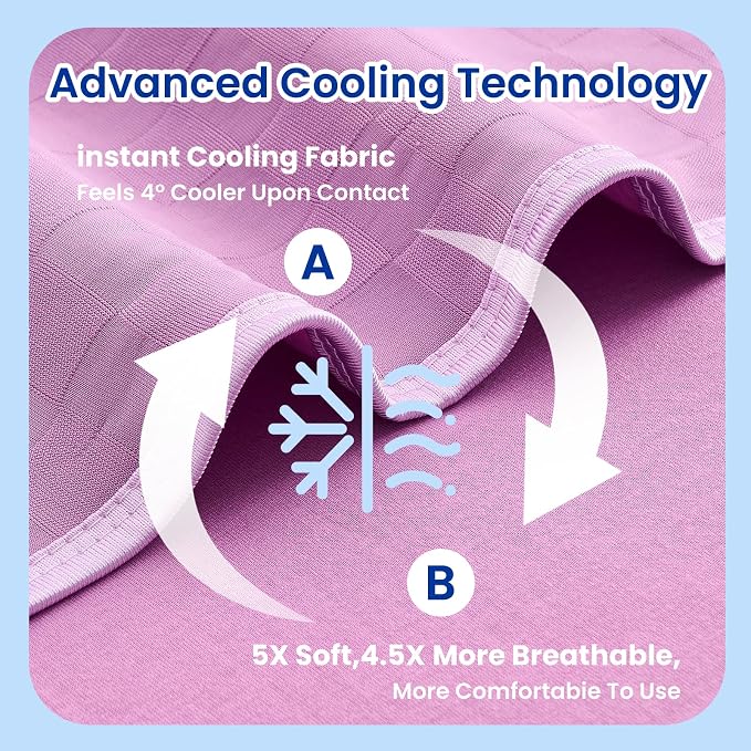 Topcee Cooling Blanket King Size- 90"x108" Summer Cooling Throw Blanket - Image 5