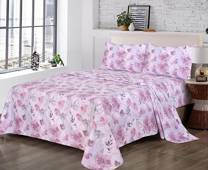 RUVANTI 100% Cotton Sheets – Queen Size Percale Bedding, Cooling & Breathable - Image 9