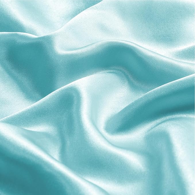 BEDELITE Satin Body Pillow Cover 2 Pack, Super Soft and Cooling Body Pillow - Image 4