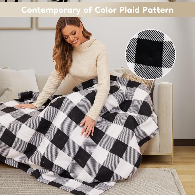 LaffyLo Electric Heated Blanket Throw Size - Image 5