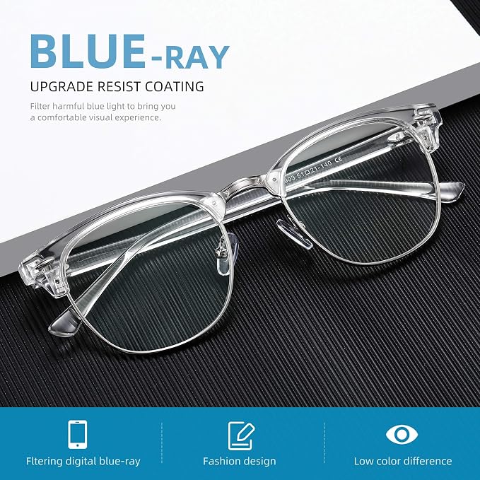 Blue Light Glasses for Woman/Men Computer Bluelight Glasses Womens/Mens - Image 5