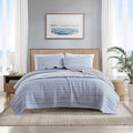 Nautica - Queen Quilt Set, Reversible Cotton Bedding by Nautica