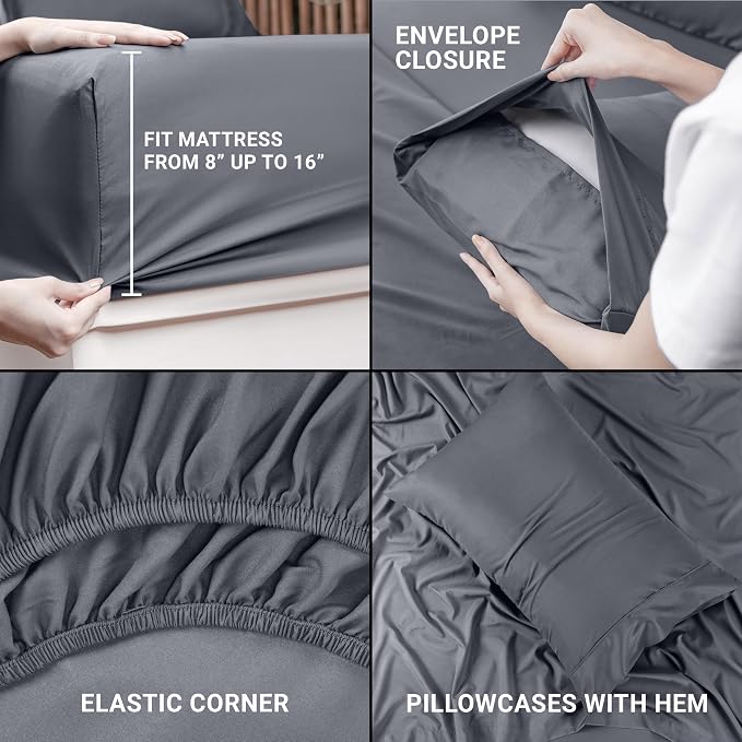 Utopia Bedding Twin Bed Sheets Set - Image 4