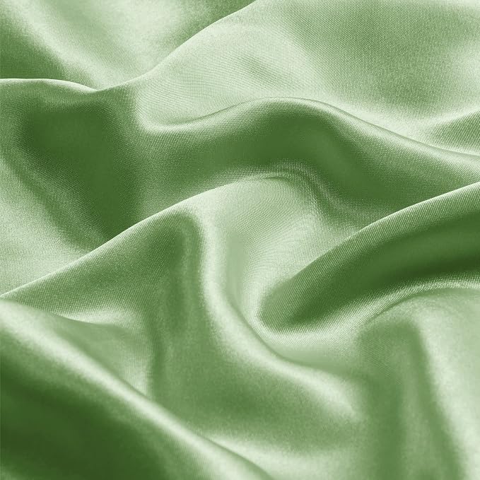 BEDELITE Satin Body Pillow Cover 2 Pack, Super Soft and Cooling Body Pillow - Image 4