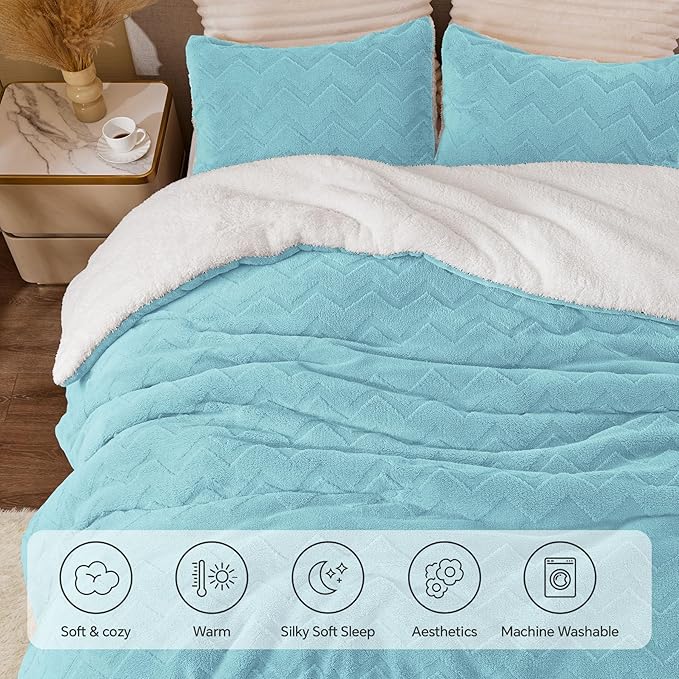 BEDELITE Fluffy Queen Comforter Set - Image 6