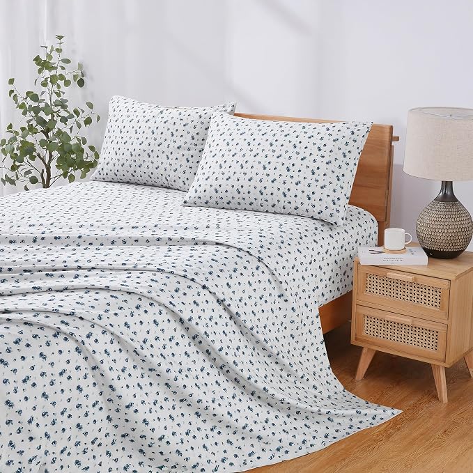 Modern Threads 4-Piece Ultra Soft Microfiber Bed Sheets Set, Wrinkle Free Sheets - Image 2