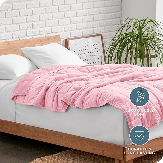 Bare Home Weighted Blanket Twin or Full Size 12lb - Image 5