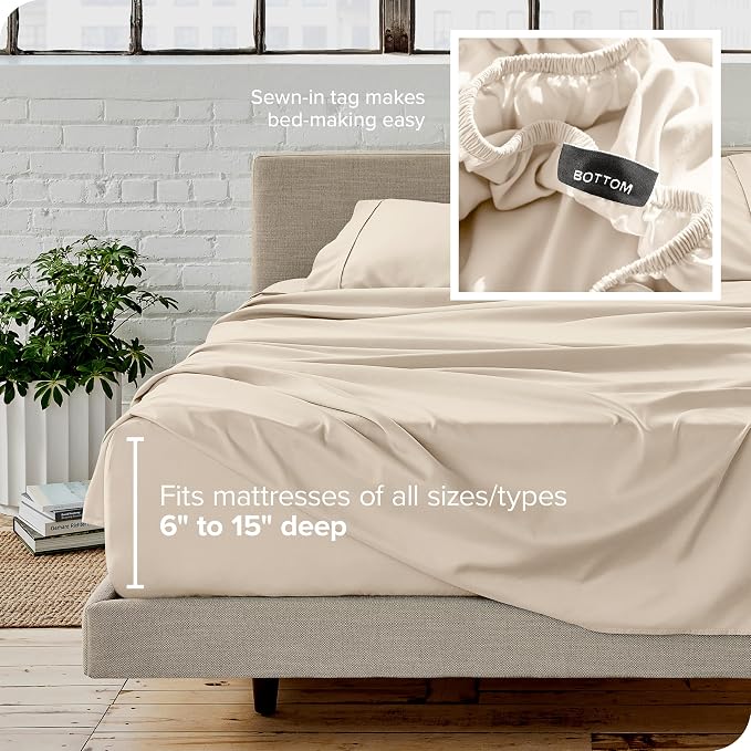 Bare Home Queen Sheet Set - Image 5