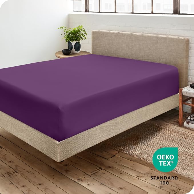 Bare Home Fitted Bottom Sheet Twin Size - Image 4