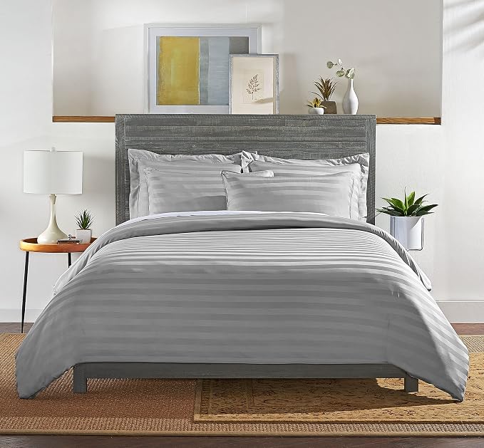 Pure Bamboo King Duvet Cover, 3 Piece Set, Genuine 100% Organic Viscose Derived - Image 3