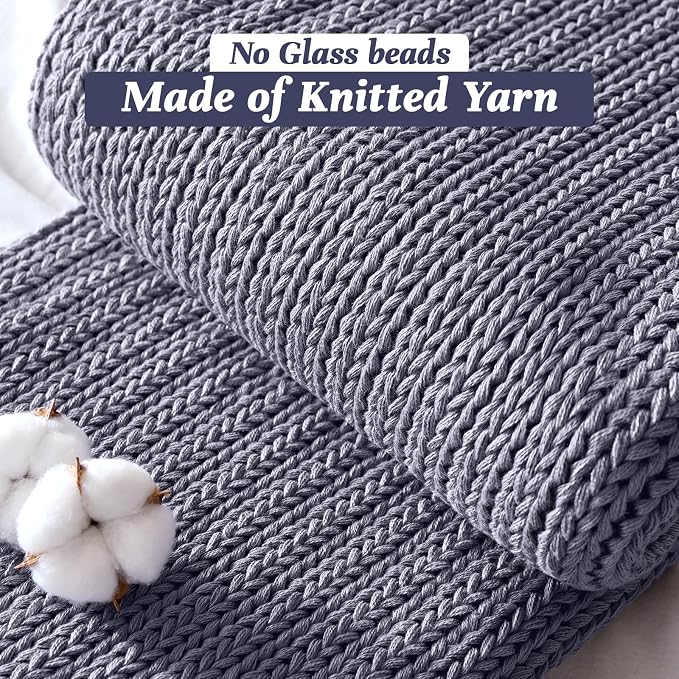 Guohaoi Knitted Weighted Blanket - Image 5
