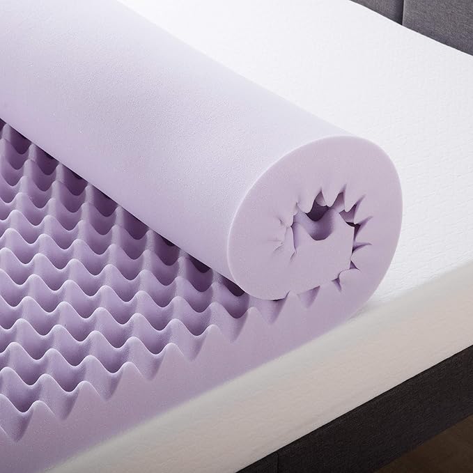 Best Price Mattress 4 Inch Egg Crate Memory Foam Mattress Topper - Image 5