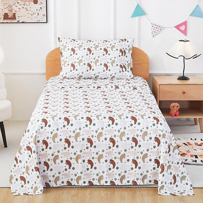 lasoftan Kids Sheet Set Full Size, Full Sheet Set - Image 6