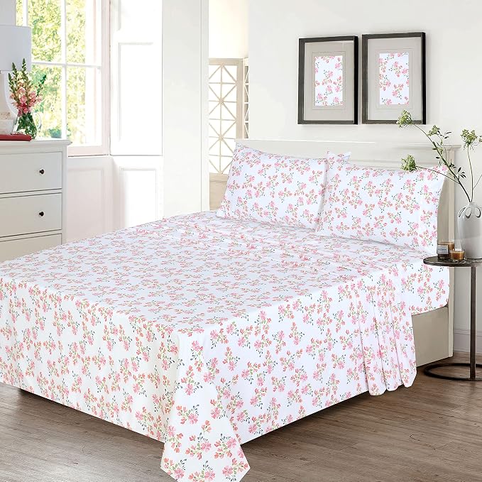 RUVANTI 100% Cotton Sheets – King Size Percale Bedding, Cooling & Breathable - Image 8