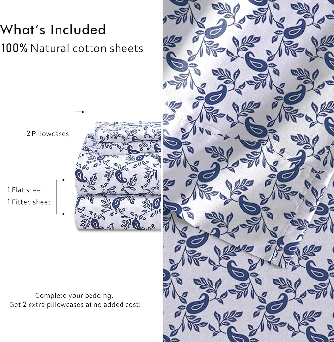 RUVANTI 4 Pcs Cotton Sheets - Image 4