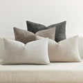 MIULEE Pack of 4 Couch Throw Pillow Covers 12x20 Inch Neutral Soft Decorative by MIULEE