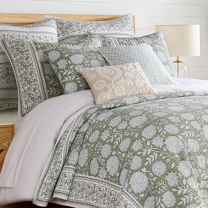 Levtex Home Adare Sage Reversible Twin/Twin XL Quilt Set - Image 5